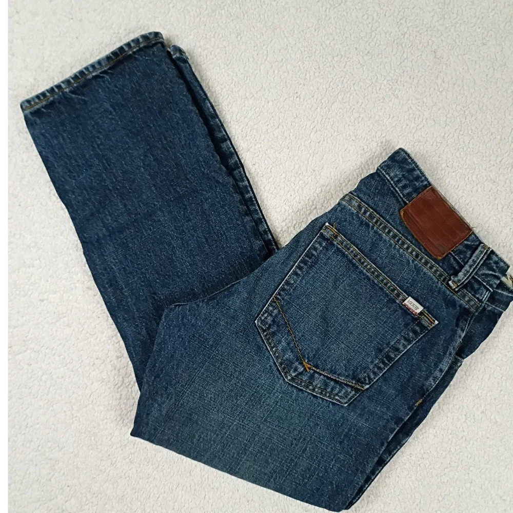 Vintage Vans Straight Leg Denim Jeans Mens 32x34 Blue Y2K Skate Streetwear